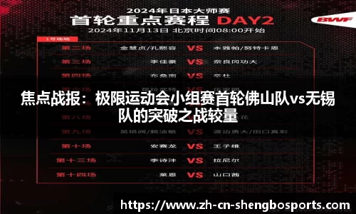 焦点战报:极限运动会小组赛首轮佛山队vs无锡队的突破之战较量